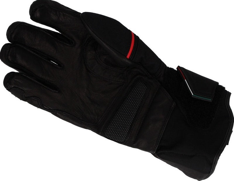 Ducati / ドゥカティ純正商品 Strada C4 - ファブリック-レザーグローブ ブラック | 98104007