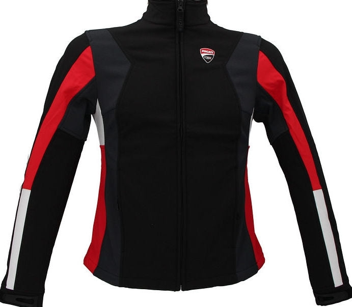 Ducati Accessories Corse Windproof 3 Windproof Jacket Black-Red-Grey For Woman | 98104048