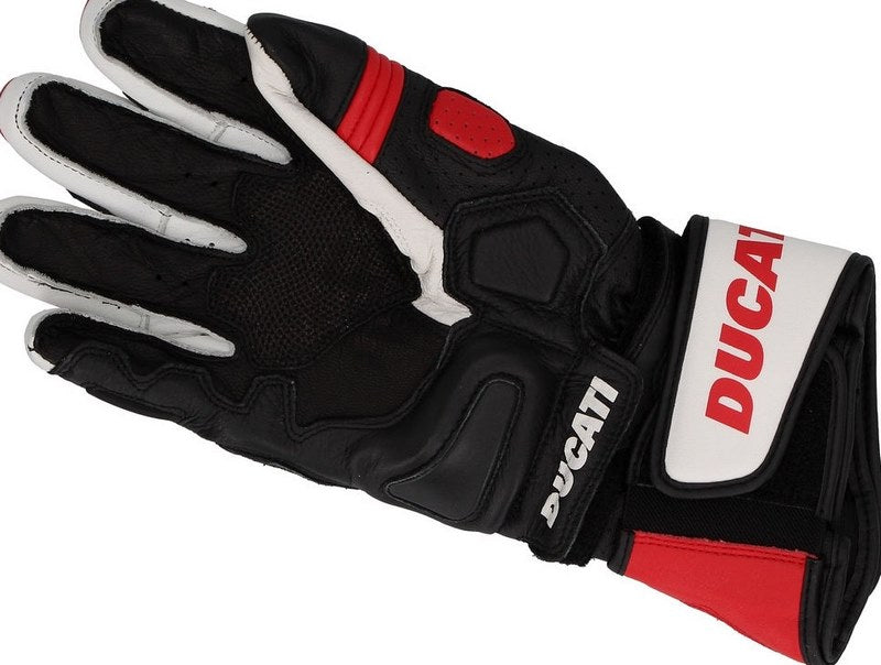 Ducati / ドゥカティ純正商品 Speed Evo C1 - レザーグローブ レッド/ホワイト/ブラック | 98104207