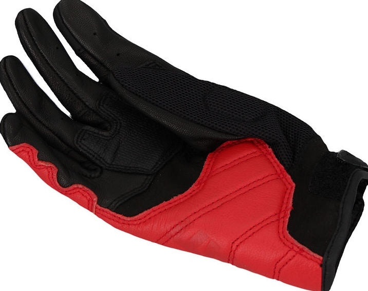 Ducati / ドゥカティ純正商品 Company C1 - ファブリック-レザーグローブ レッド/ホワイト/ブラック | 98104211
