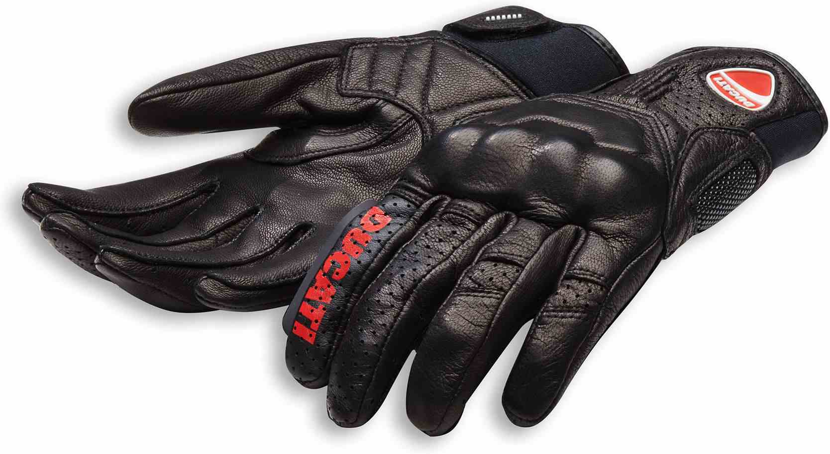 Ducati / ドゥカティ純正商品 Logo C1 - レザーグローブ ブラック | 98104229