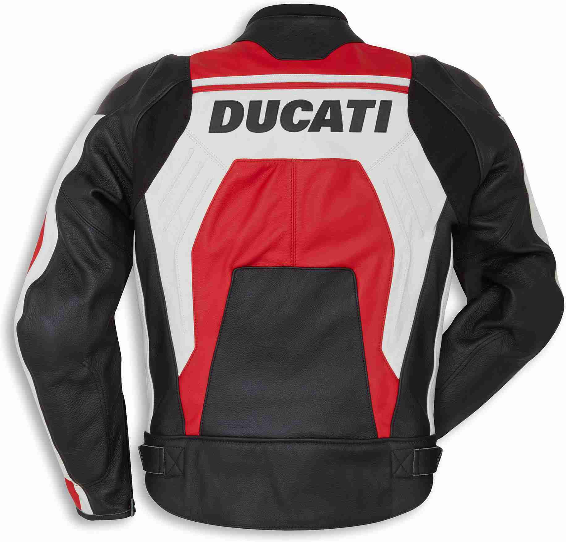 Ducati / ドゥカティ純正商品 Corse C4 - レザージャケット ホワイト/レッド | 9810452