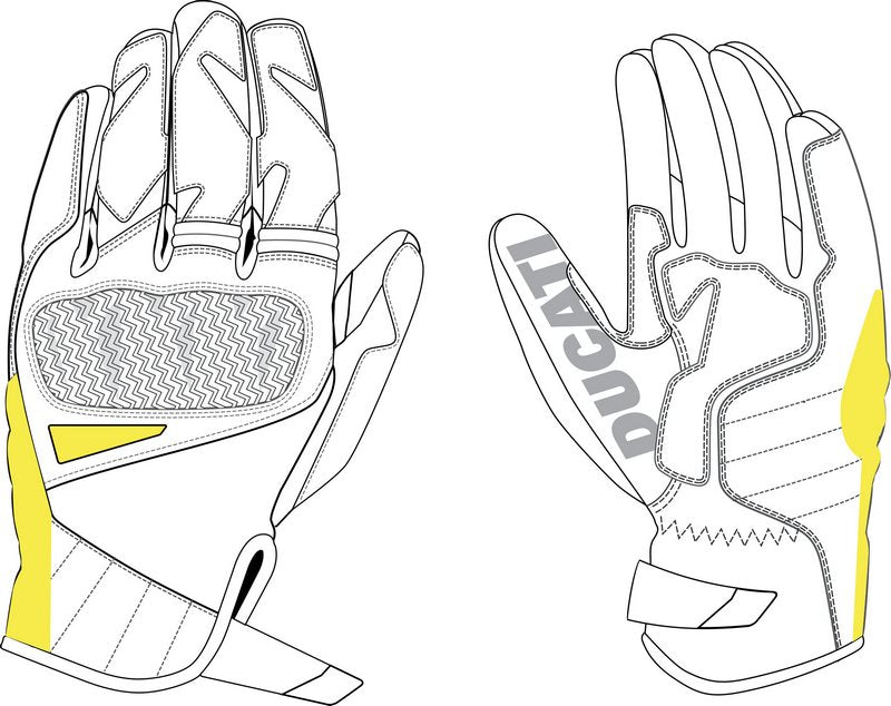 Ducati Accessories City C3 Fabric-Leather Gloves | 98107134