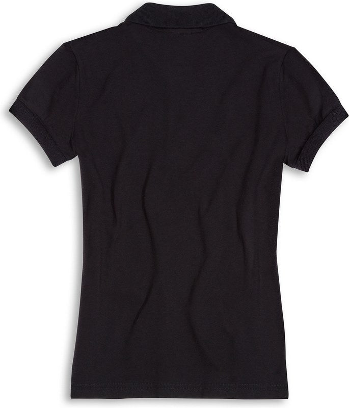 Ducati Accessories Shield Short-Sleeved Polo Shirt Black For Woman | 98769749