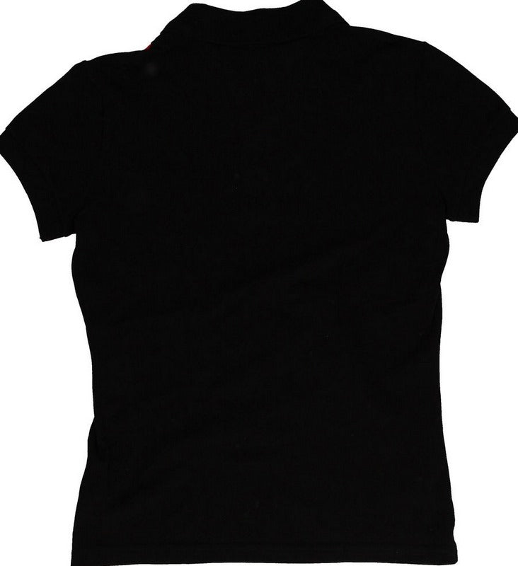 Ducati Accessories Shield Short-Sleeved Polo Shirt Black For Woman | 98769749