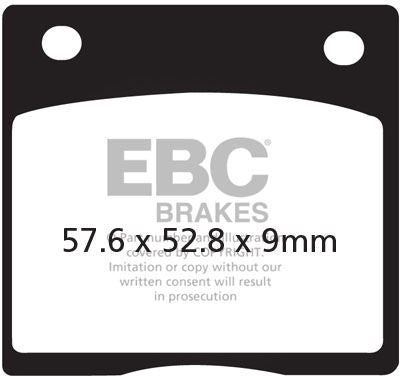 EBCブレーキ UK製ケブラー オーガニックFAシリーズ ブレーキパッド リア右側用 | FA036
