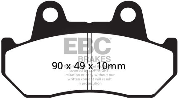 EBCブレーキ UK製ケブラー オーガニックFAシリーズ ブレーキパッド リア左側用 | FA069