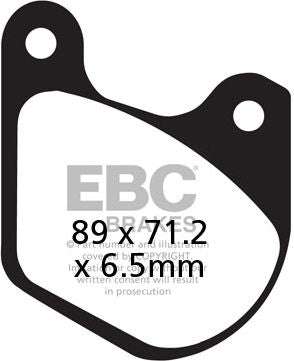 EBCブレーキ UK製ケブラー オーガニックFAシリーズ ブレーキパッド リア左側用 | FA072