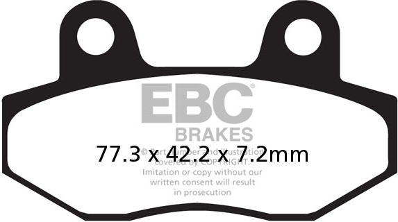 EBCブレーキ UK製ケブラー オーガニックFAシリーズ ブレーキパッド フロント左側用 | FA086