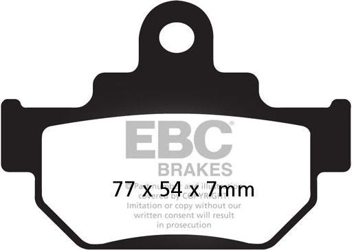 EBCブレーキ R シリーズ Heavy Duty シンタリング ブレーキパッド フロント左側用 | FA106R