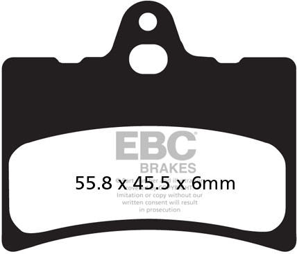 EBCブレーキ UK製ケブラー オーガニックFAシリーズ ブレーキパッド リア左側用 | FA156