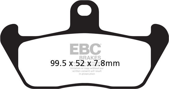 EBCブレーキ UK製ケブラー オーガニックFAシリーズ ブレーキパッド フロント左側用 | FA163