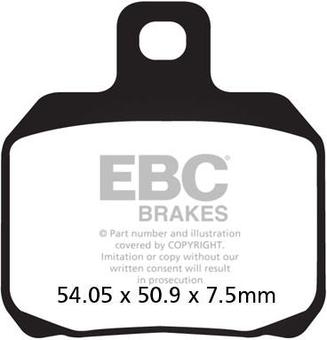 EBCブレーキ R シリーズ Heavy Duty シンタリング ブレーキパッド フロント左側用 | FA266R