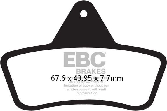 EBCブレーキ R シリーズ Heavy Duty シンタリング ブレーキパッド フロント左側用 | FA271R