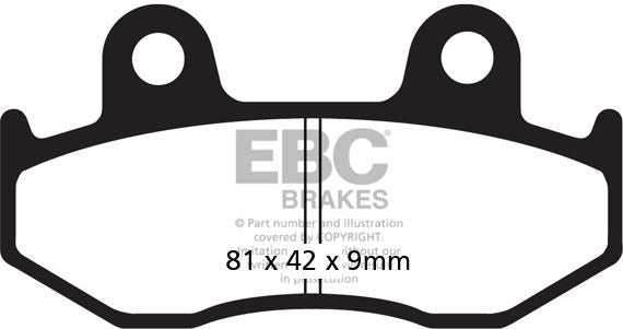 EBCブレーキ R シリーズ Heavy Duty シンタリング ブレーキパッド リア右側用 | FA323R