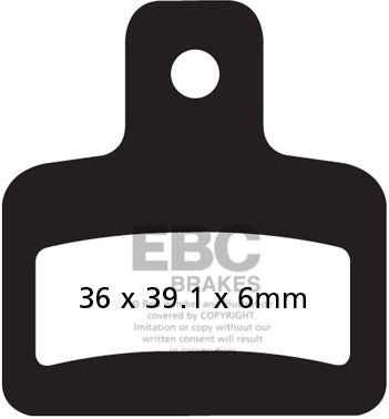 EBCブレーキ UK製ケブラー オーガニックFAシリーズ ブレーキパッド リア右側用 | FA471