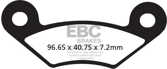 EBCブレーキ R シリーズ Heavy Duty シンタリング ブレーキパッド フロント左側用 | FA483R
