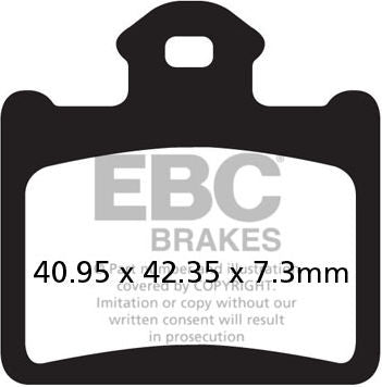 EBCブレーキ R シリーズ Heavy Duty シンタリング ブレーキパッド リア右側用 | FA602R