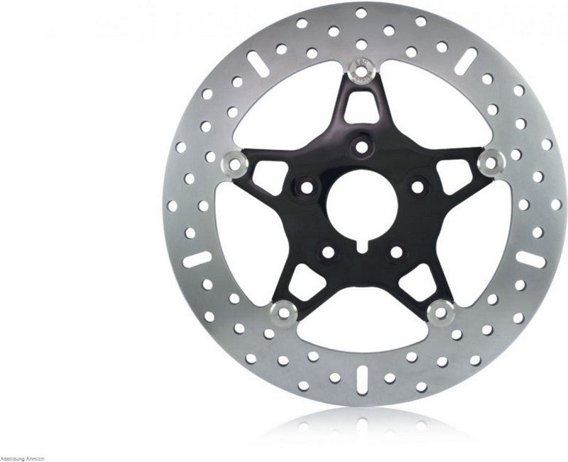 EBC / イービーシーブレーキ FSD021BLK INOX カスタムディスク / フローティングステンレススチール製ブレーキディスク、ブラックステンレススチール製インナーリング付 | FSD021BLK