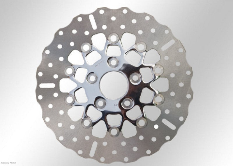 EBC / イービーシーブレーキ RSD019C INOX カスタムコンターディスク / フローティングステンレススチール製ブレーキディスク、ポリッシュ仕上げインナーリング付 | RSD019C
