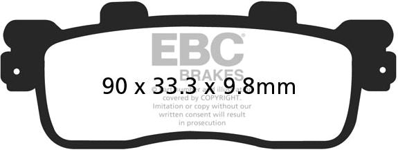 EBCブレーキ SFAHH シンタリング ScooteR シリーズ パッド リア右側用 | SFA498HH
