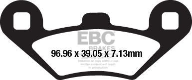 EBCブレーキ SFA シリーズ スクーター オーガニック パッド フロント左側用 | SFA650