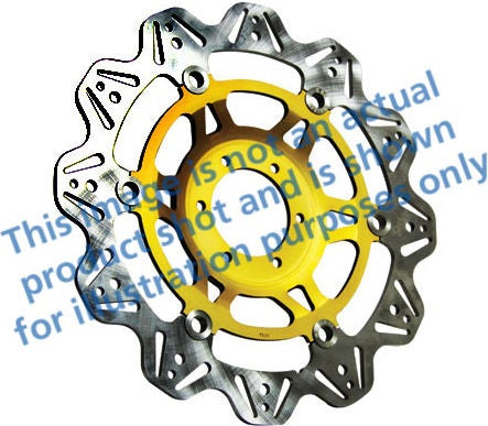 EBCブレーキ Veeシリーズ Sport バイク ブレーキディスク（ゴールドハブ）フロント左側用 | VR626GLD