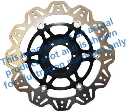 EBCブレーキ Veeシリーズ Sport バイク ブレーキディスク（ブラックハブ）フロント左側用 | VR646BLK