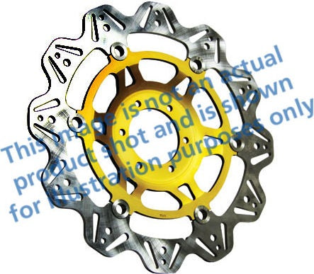 EBCブレーキ Veeシリーズ Sport バイク ブレーキディスク（ゴールドハブ）フロント左側用 | VR646GLD