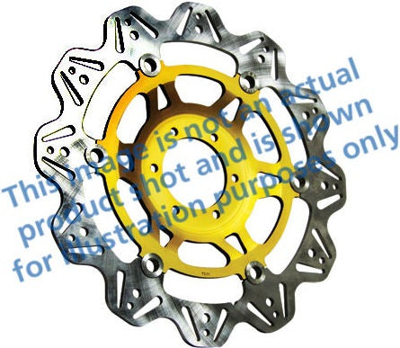 EBCブレーキ Veeシリーズ Sport バイク ブレーキディスク（ゴールドハブ）フロント左側用 | VR694GLD