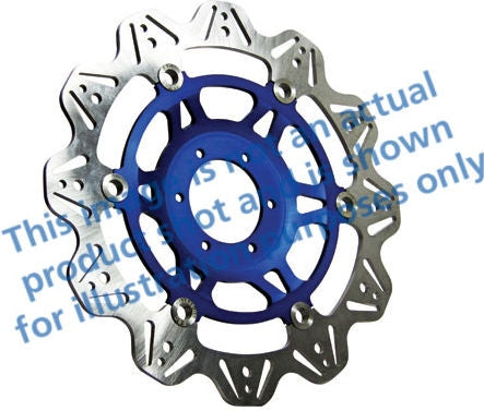 EBCブレーキ Veeシリーズ Sport バイク ブレーキディスク（ブルーハブ）フロント左側用 | VR817BLU