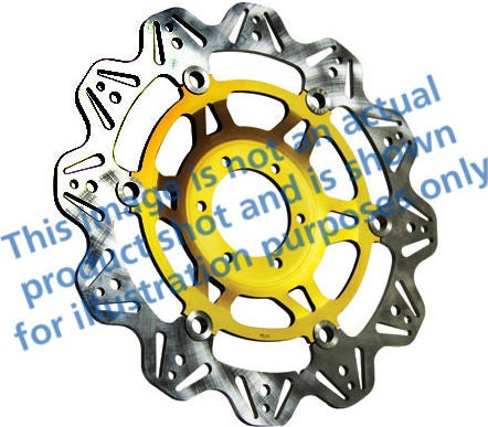 EBCブレーキ Veeシリーズ Sport バイク ブレーキディスク（ゴールドハブ）フロント左側用 | VR842GLD