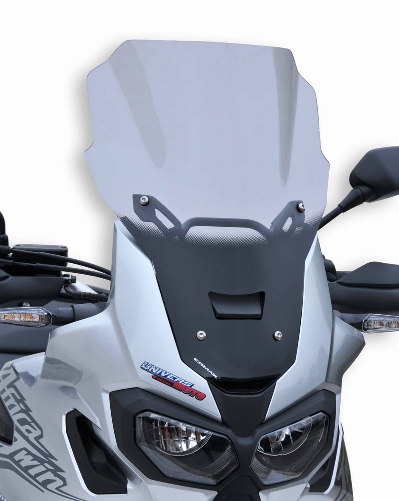 Ermax / アルマックス high protection windshield (50 cm ) for AFRICA TWIN crf 1000 L 2016-2019 light black | 010103099