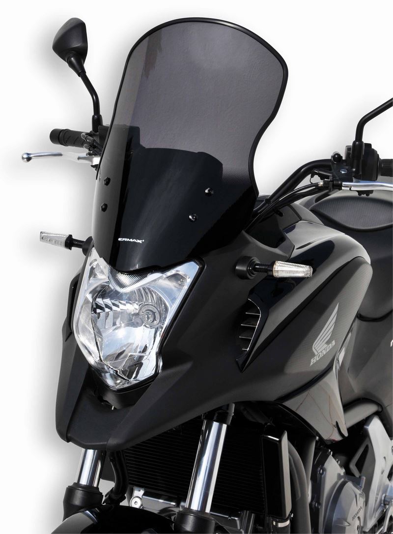 Ermax / アルマックス high protection windshield + 10 cm (total height 45 5 cm ) for NC 700 X 2012/2013 black dark | 010156127