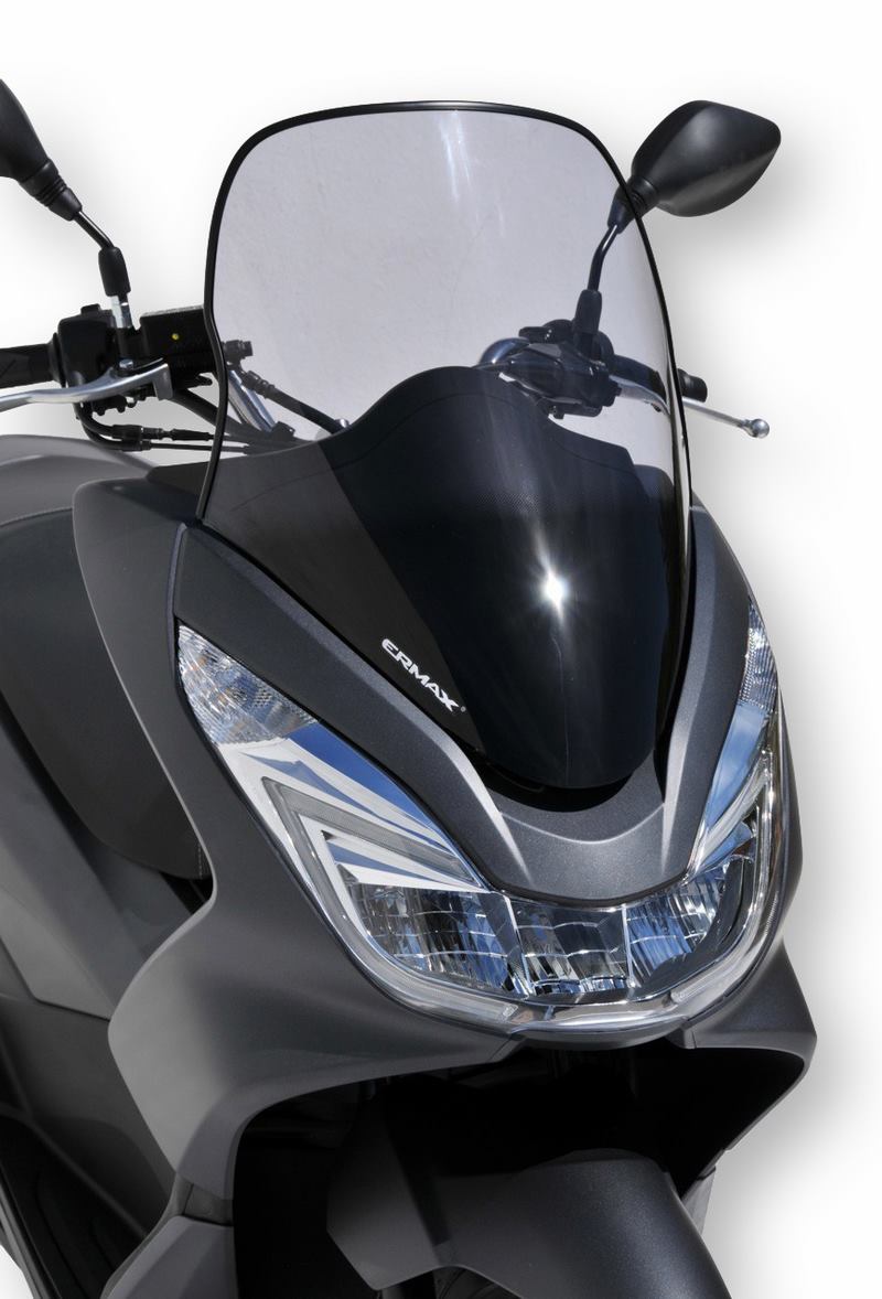 Ermax / アルマックス high protection windshield (55 cm ) for PCX 125/150 2014-2018 dark black | 010156147