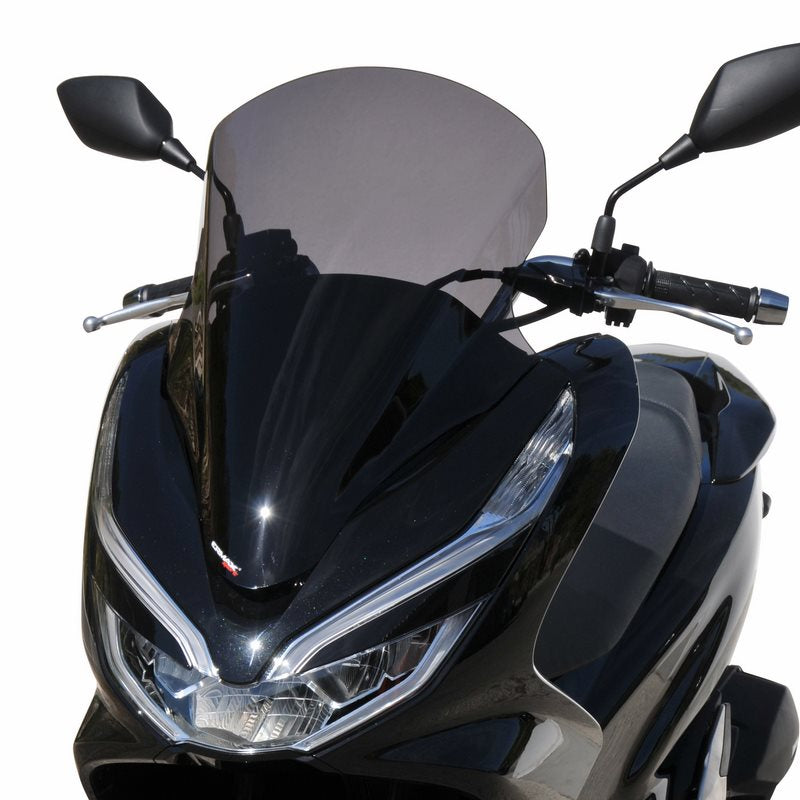 Ermax / アルマックス high protection windshield (60 cm for version with abs ) for PCX 125/150 2018-2019 light black | 0101S94-03