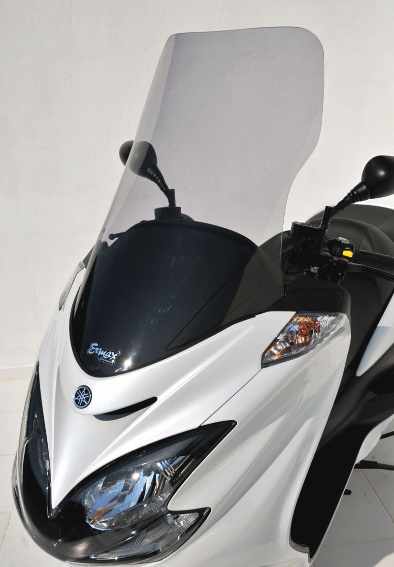 Ermax / アルマックス high protection windshield (10cm + soit 74cm ) for MAJESTY 400 2009-2016 light black | 010203095