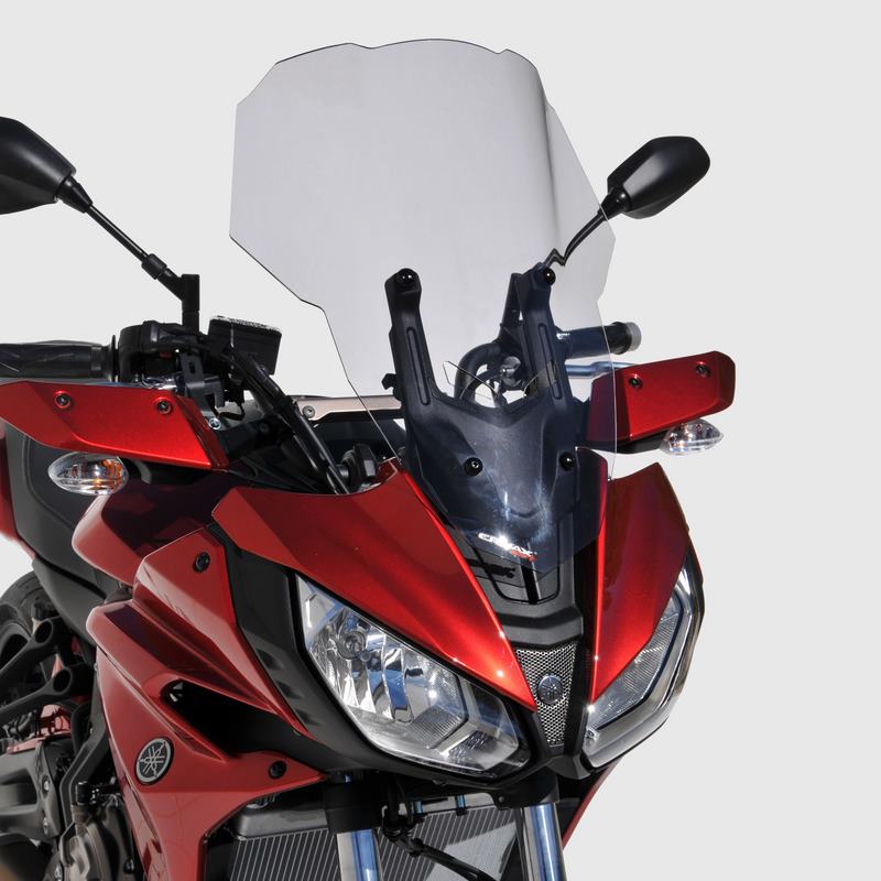 Ermax / アルマックス high protection windshield (49cm ) for MT 07 TRACER 2016-2019 red | 010206133