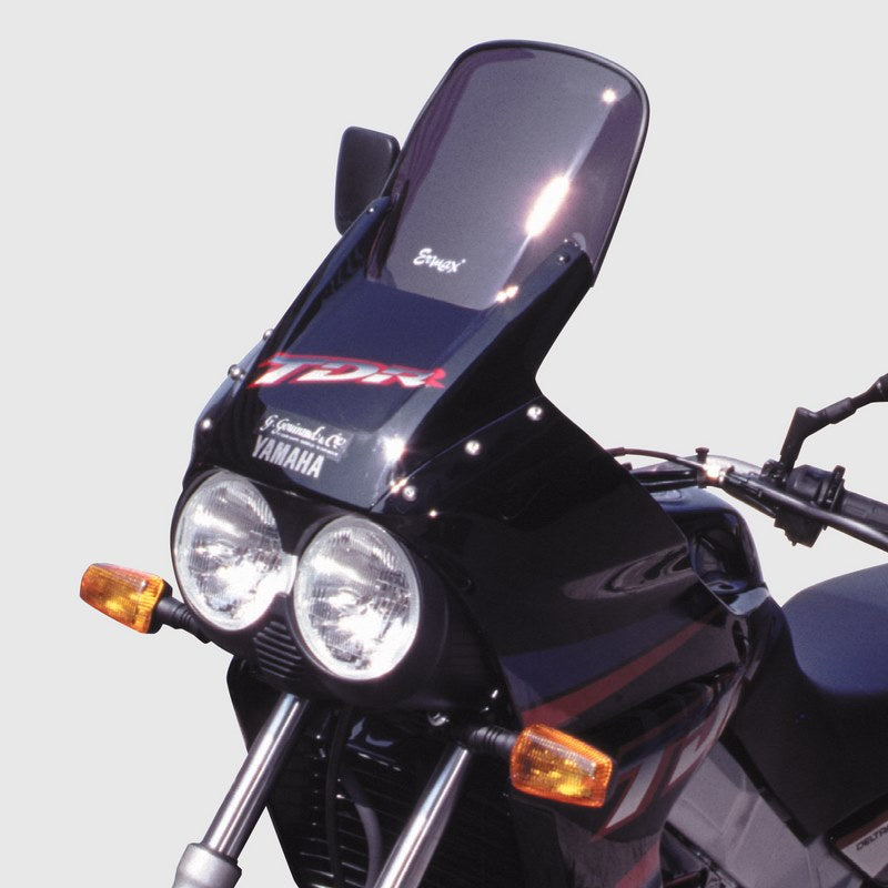 Ermax / アルマックス high protection windshield + 16 cm for 125 TDR (2 fitting holes ) 93/2004 black dark | 010256041