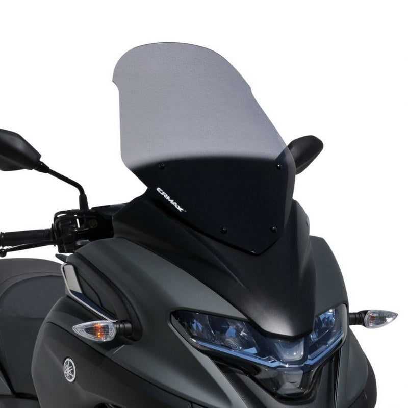 Ermax / アルマックス Scooter Windshield High Protection (58Cm ) Ermax / アルマックス For Tricity 300 2020-2021 Noir Satin (Opaque)  | 0102Y94-47