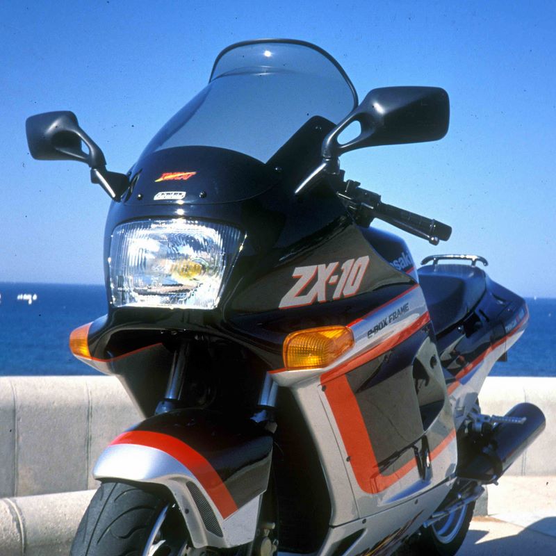 Ermax / アルマックス high protection screen for ZX 10 TOMCAT fumé | 010302012