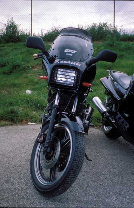 Ermax / アルマックス high protection windshield for gpzx 750/1100 turbo dark black | 010356005