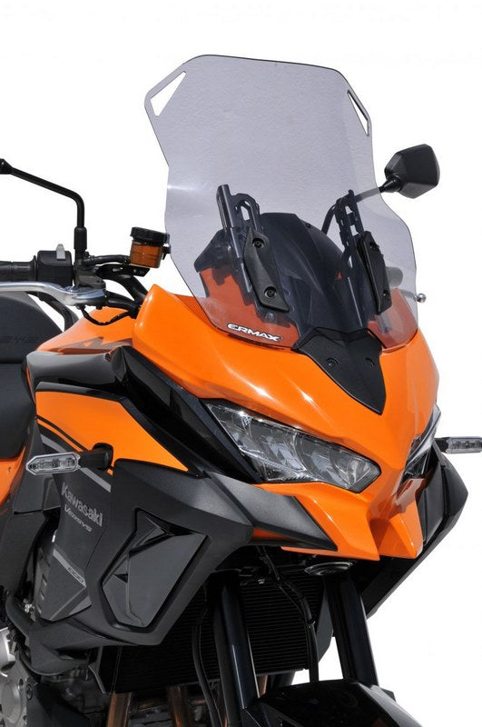 Ermax / アルマックス High Protection Windshield (45Cm-Épaisseur 4Mm ) Ermax / アルマックス For Versys 1000 2019 -2022 Noir Foncé (Opaque)  | 0103S73-56