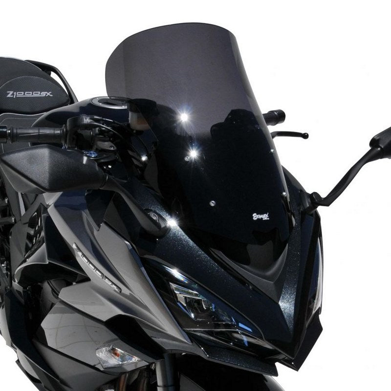 Ermax / アルマックス High Protection Windshield (50Cm ) Ermax / アルマックス For Z 1000Sx (Ninja 1000) 2020-2022 Noir Satin (Opaque)  | 0103S80-47