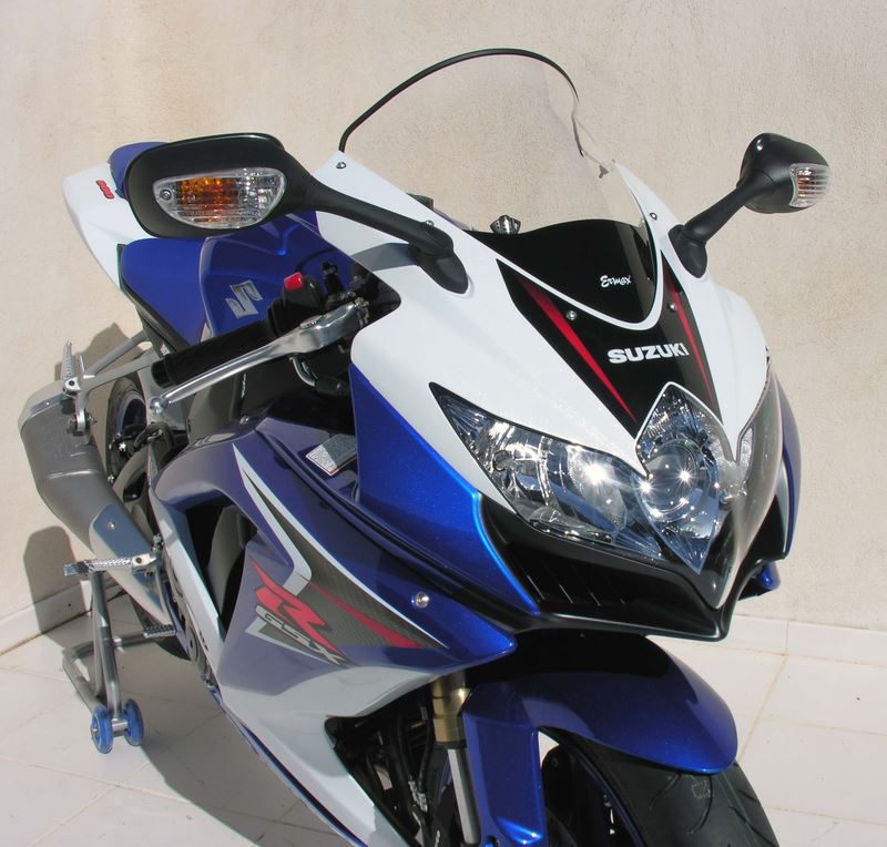 Ermax / アルマックス high protection windshield for gsxr 600/750 2008/2010 satin grey | 010483092