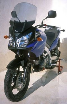 Ermax / アルマックス high protection screen (10cm + soit 49cm ) for DL 1000 v STROM 2004-2013 satin blue | 0104V72-81