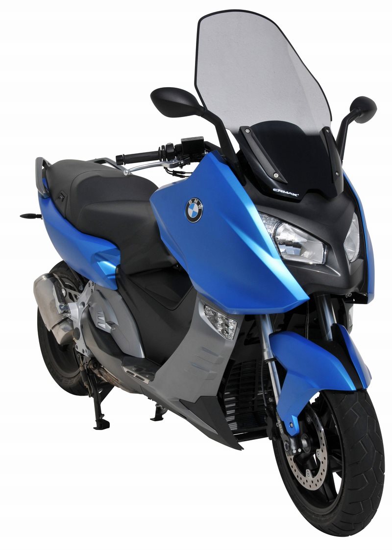 Ermax / アルマックス Bulle haute protection scooter (+ 5cm soit 70cm+kit.fix. ) for C 600 sport 2012-2015 clear | 011001026