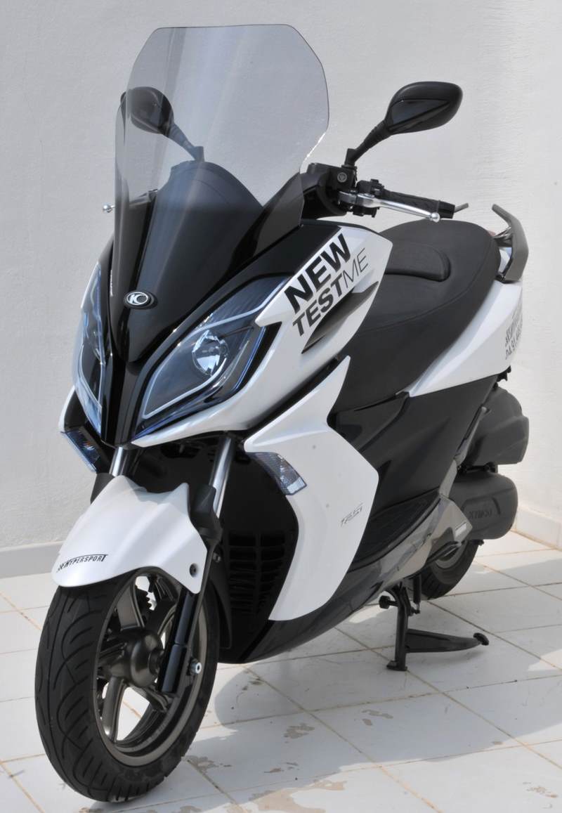Ermax / アルマックス high protection windshield for K-XCT 125/300I 2013-2019 light black | 014103014