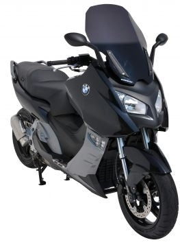 Ermax / アルマックス Bulle taille origine scooter (65cm +kit.fix. ) for C 600 sport 2012-2015 light black | 021003026