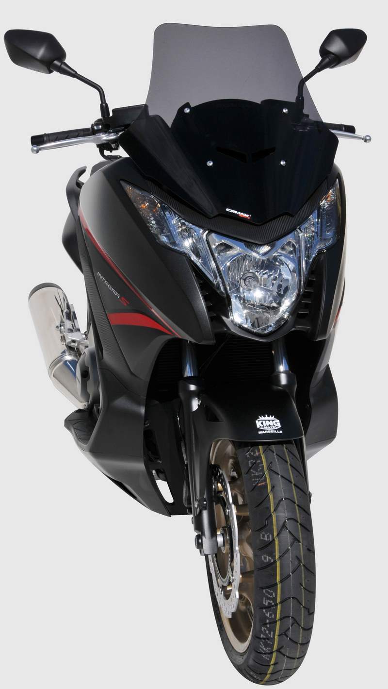 Ermax / アルマックス scooter windshield Ermax / アルマックス sport 48cm for nc 750 INTEGRA d/s 2014/2015 black dark | 030156143